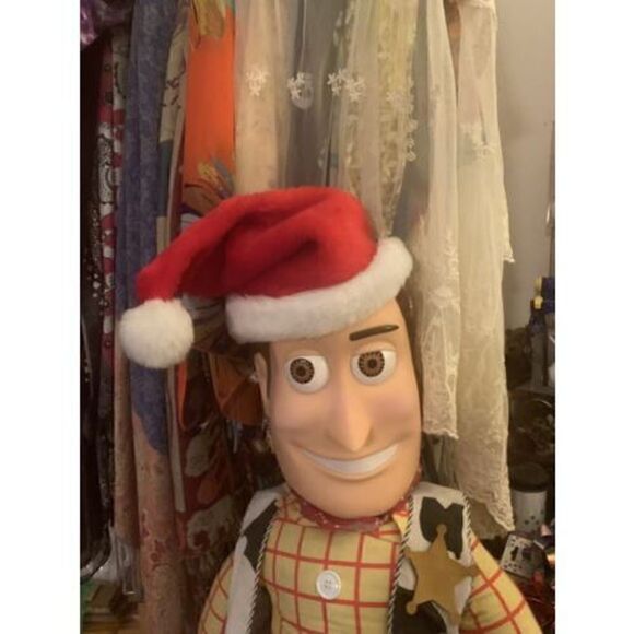 Disney TOY STORY Woody 1995 Promotional Frito/Walmart Thinkway 4ft - Picture 2 of 6